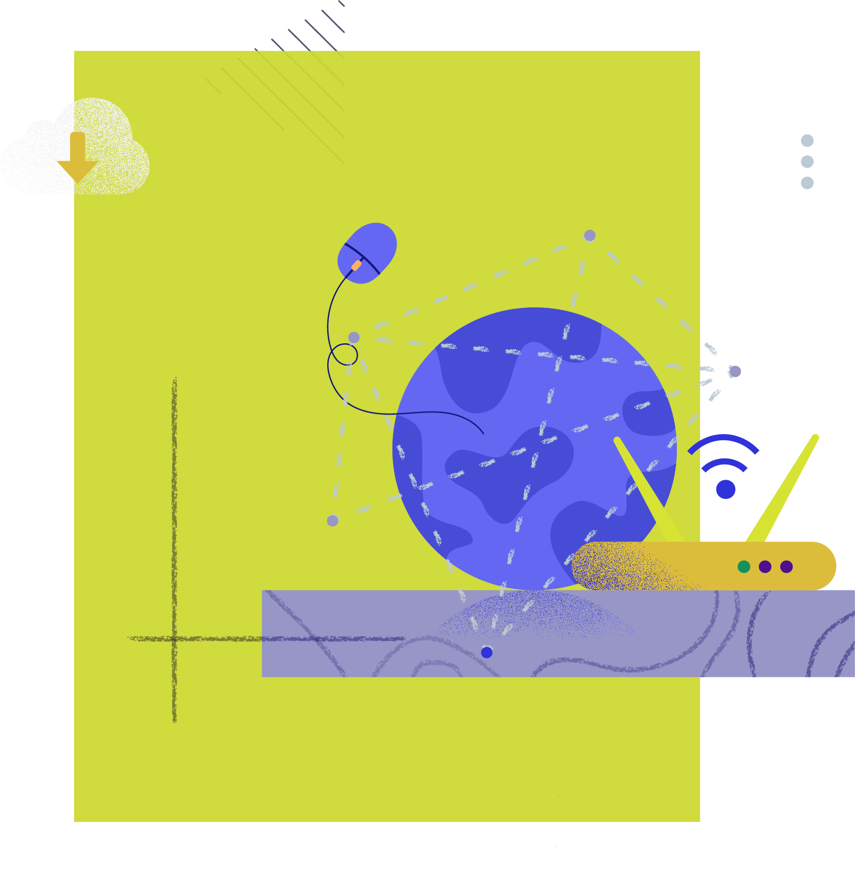 Illustration of reliable Wi-Fi